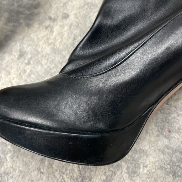 Twist heeled leather boots black black - Women | BALMAIN New Balmain Soft Leather Ankle Boots Black Stiletto Sock Boot Sz 39